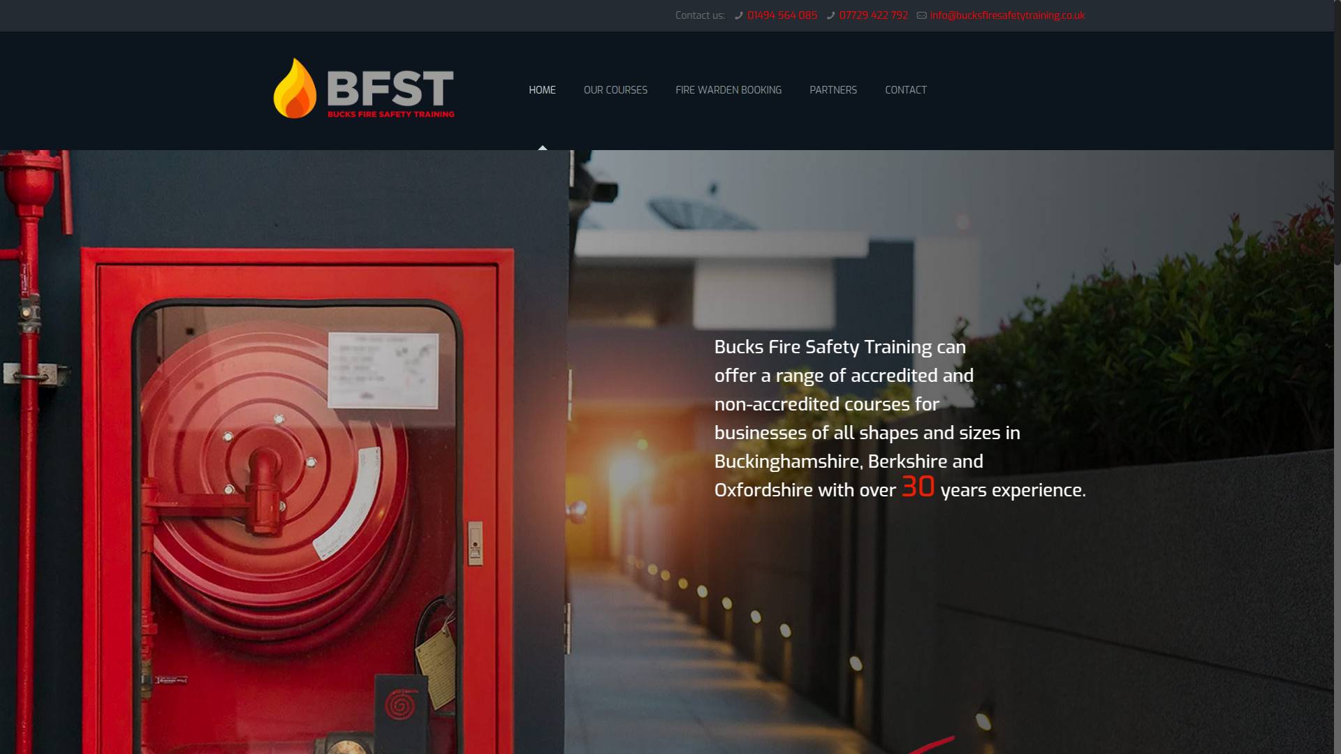 Bucks Fire Safety Training Website