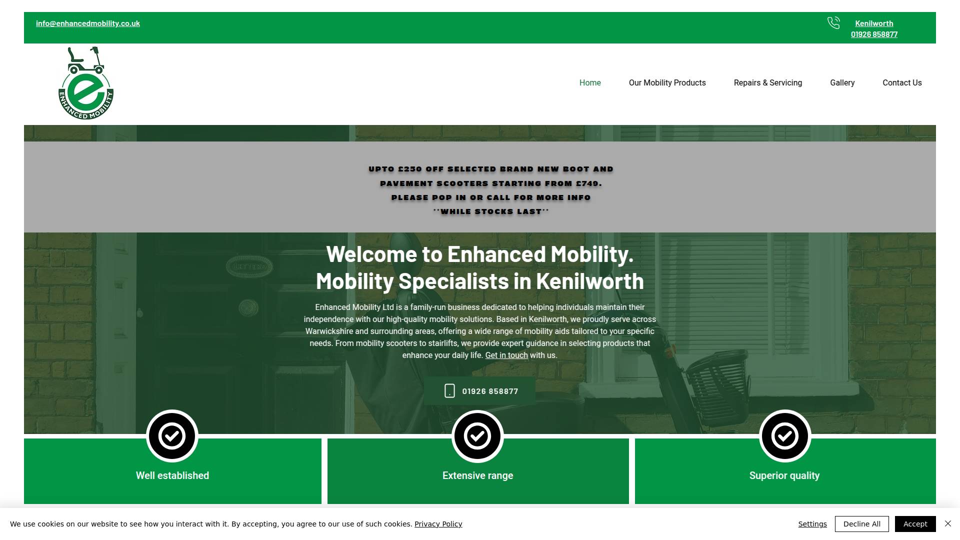 Enhanced Mobility Website
