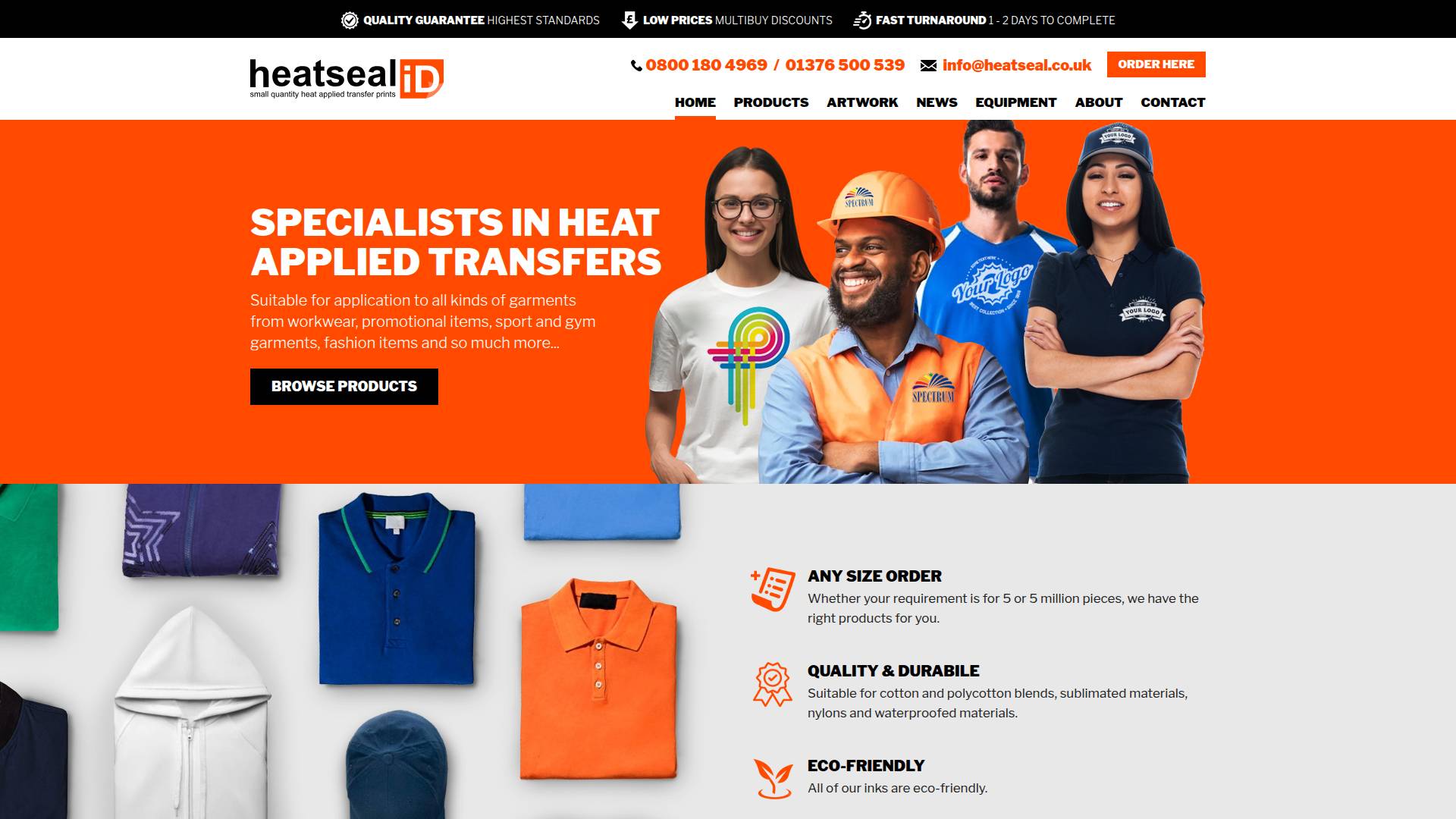 Heatseal Designs Limited Website