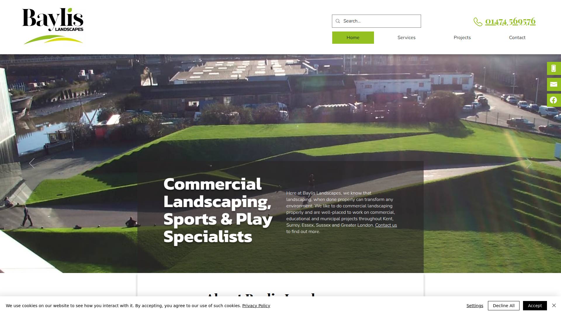 Baylis Landscape Contractors Ltd Website
