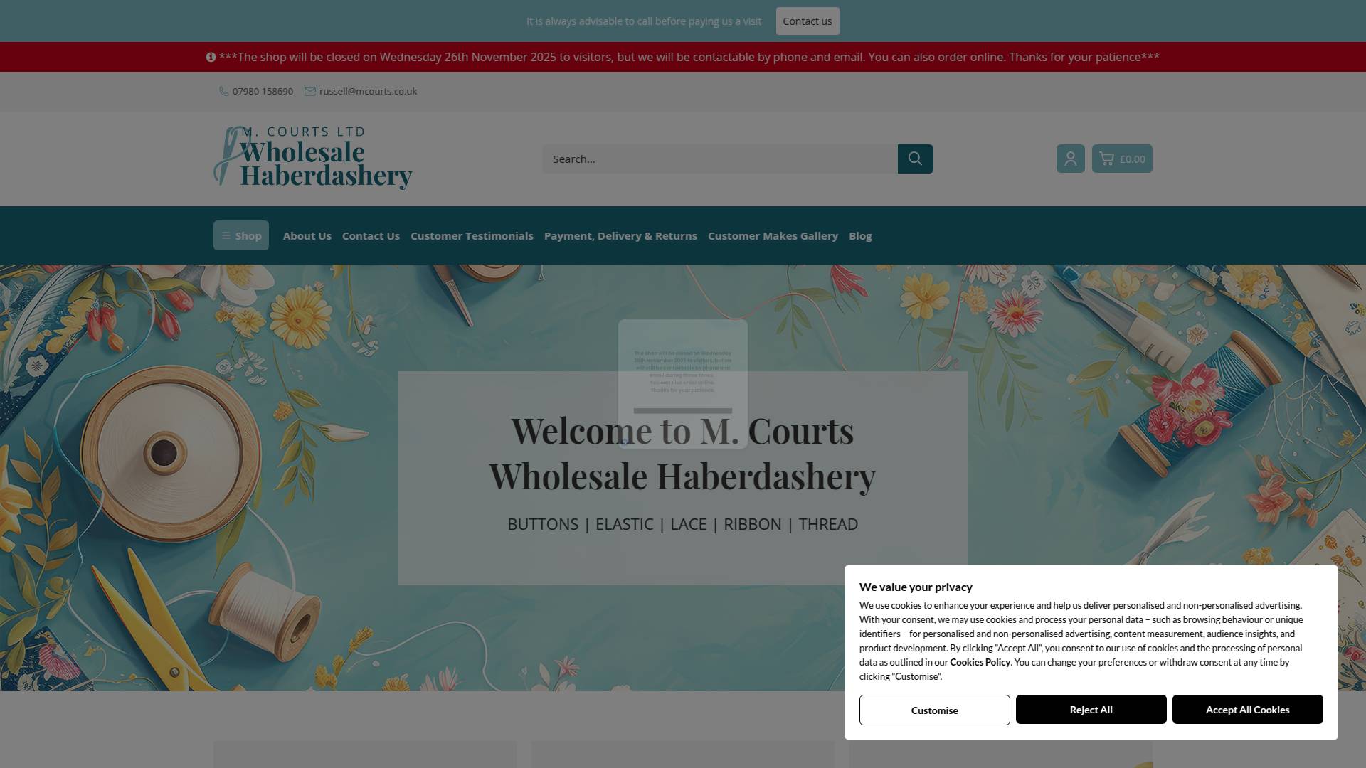 M Courts Ltd Website