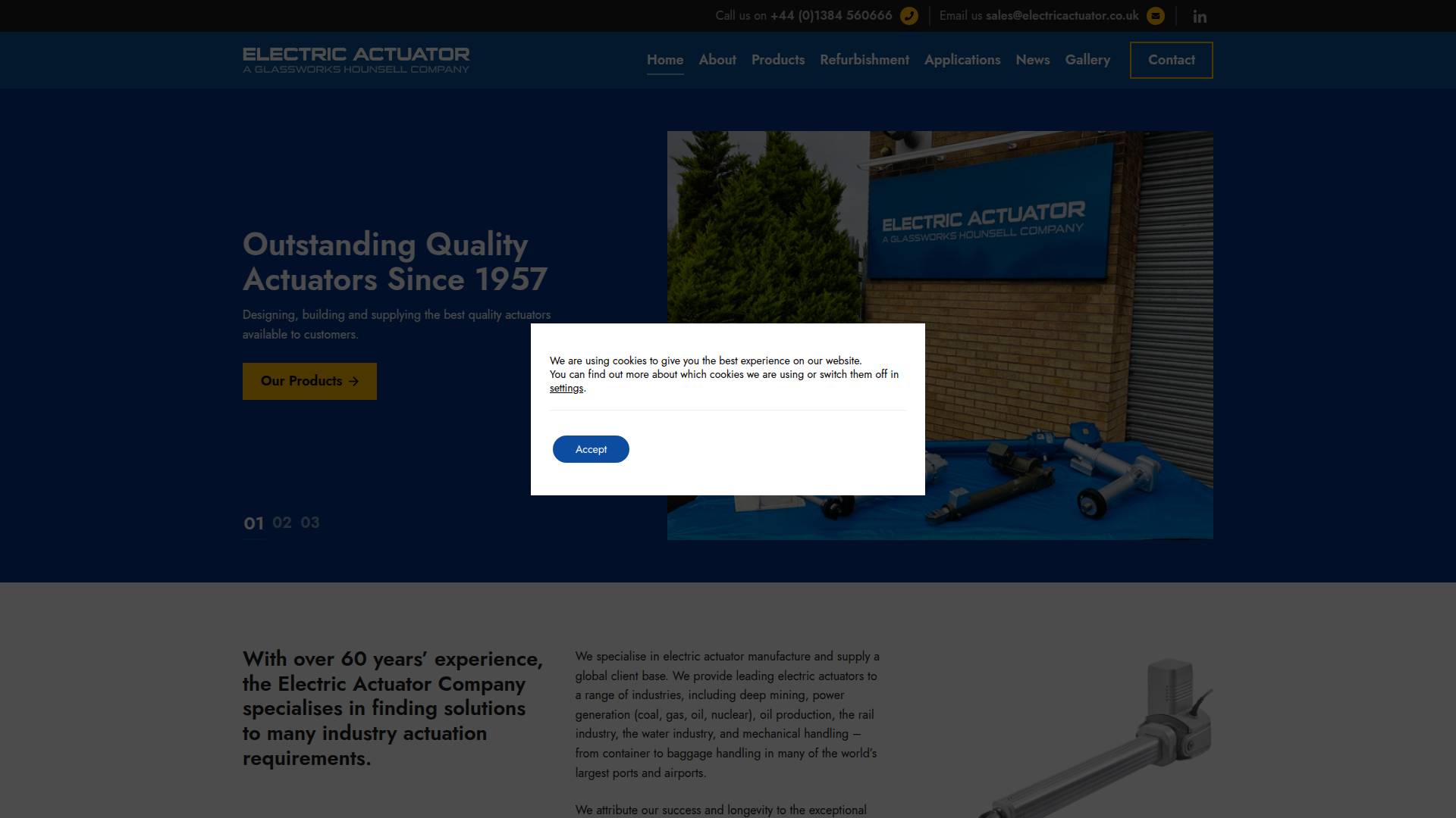 The Electric Actuator Company Ltd Website