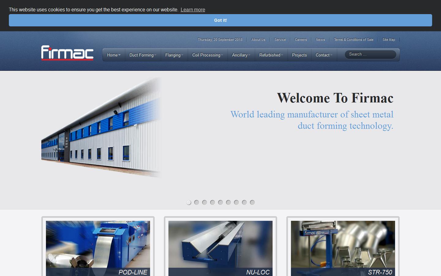Firmac Ltd Website