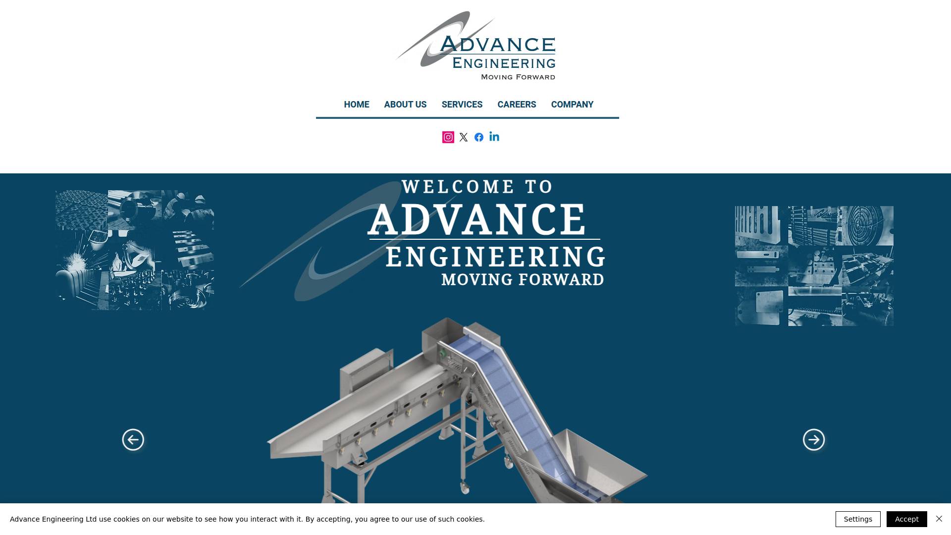 Advance Engineering UK Ltd Website