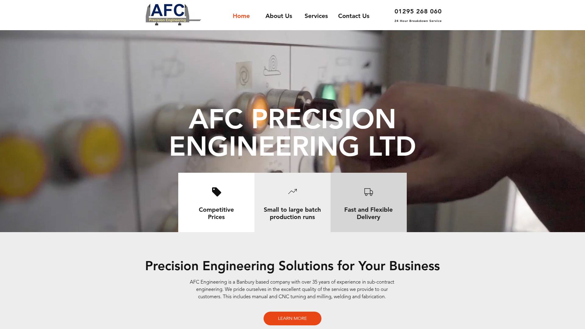 AFC Precision Engineering Ltd Website