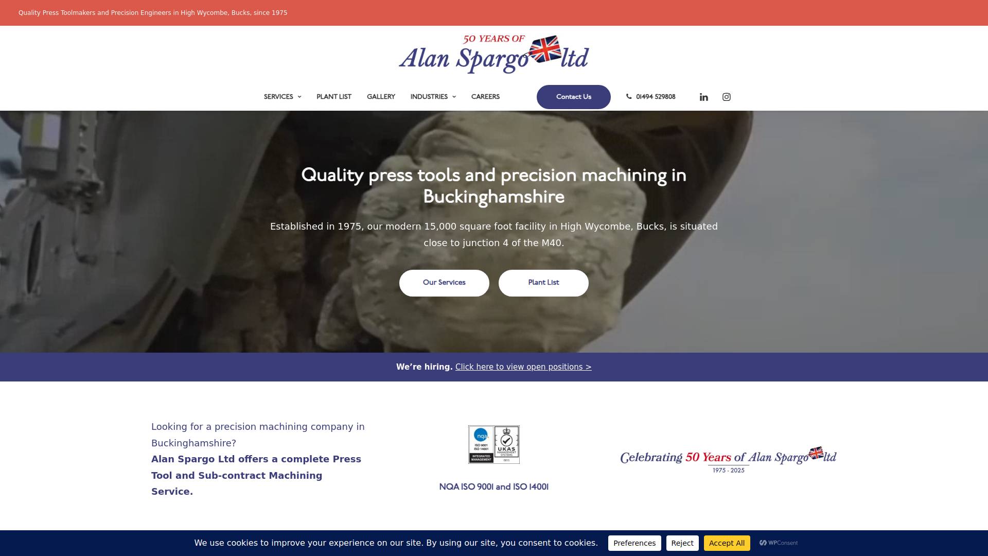 Alan Spargo Website