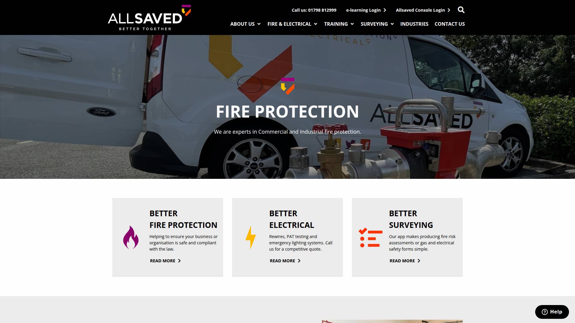 All Saved Ltd Website