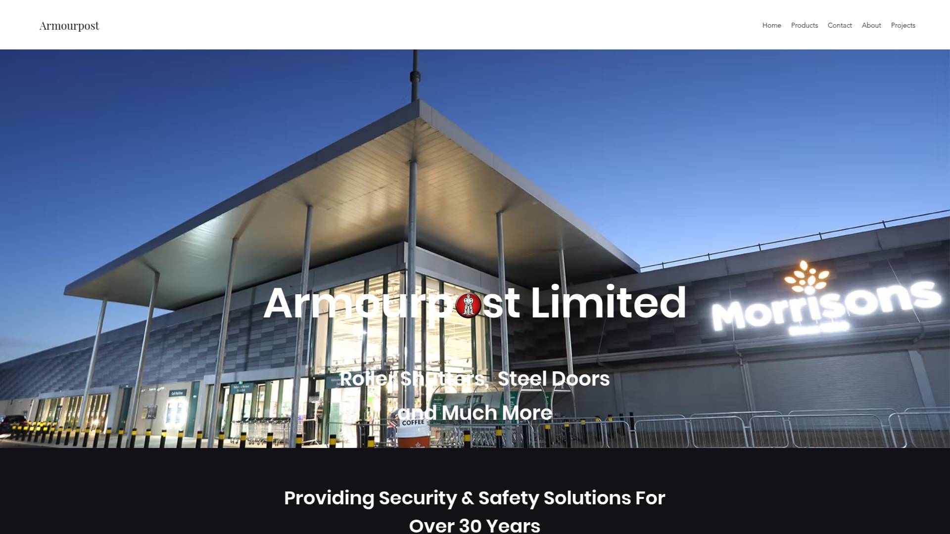 Armourpost Ltd Website