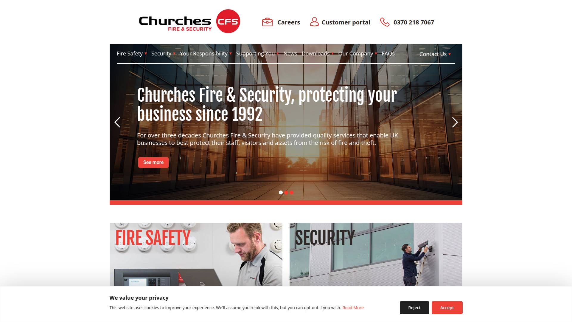 Assured Fire & Security Website