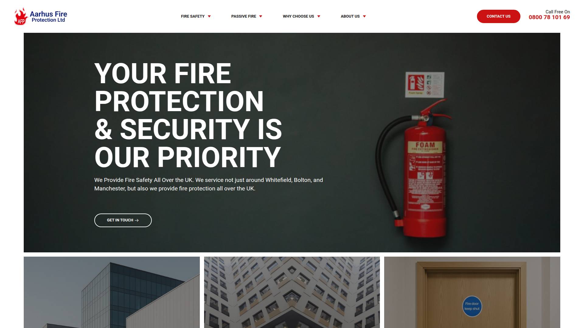 Aarhus Fire Protection Website