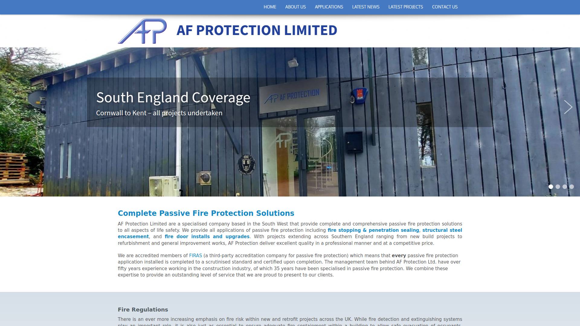 AF Protection Ltd Website