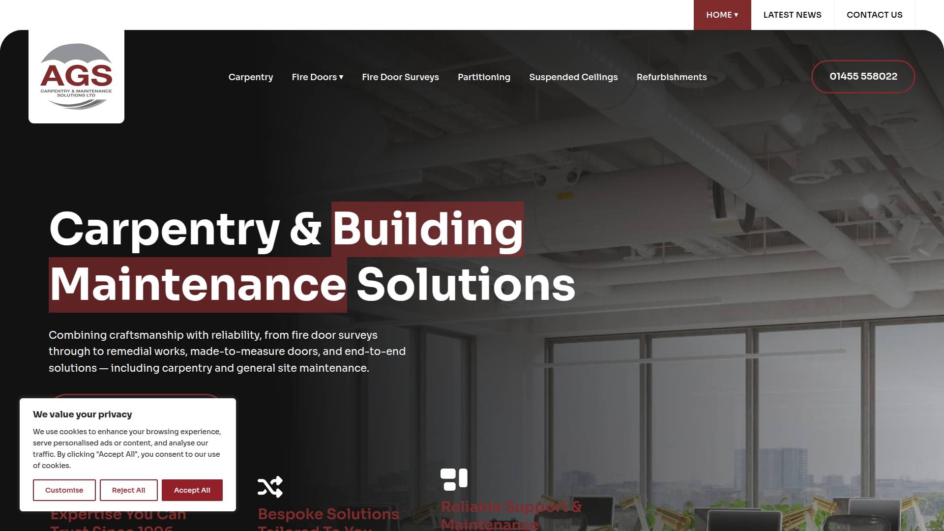 AGS Carpentry & Maintenance Solutions Ltd Website