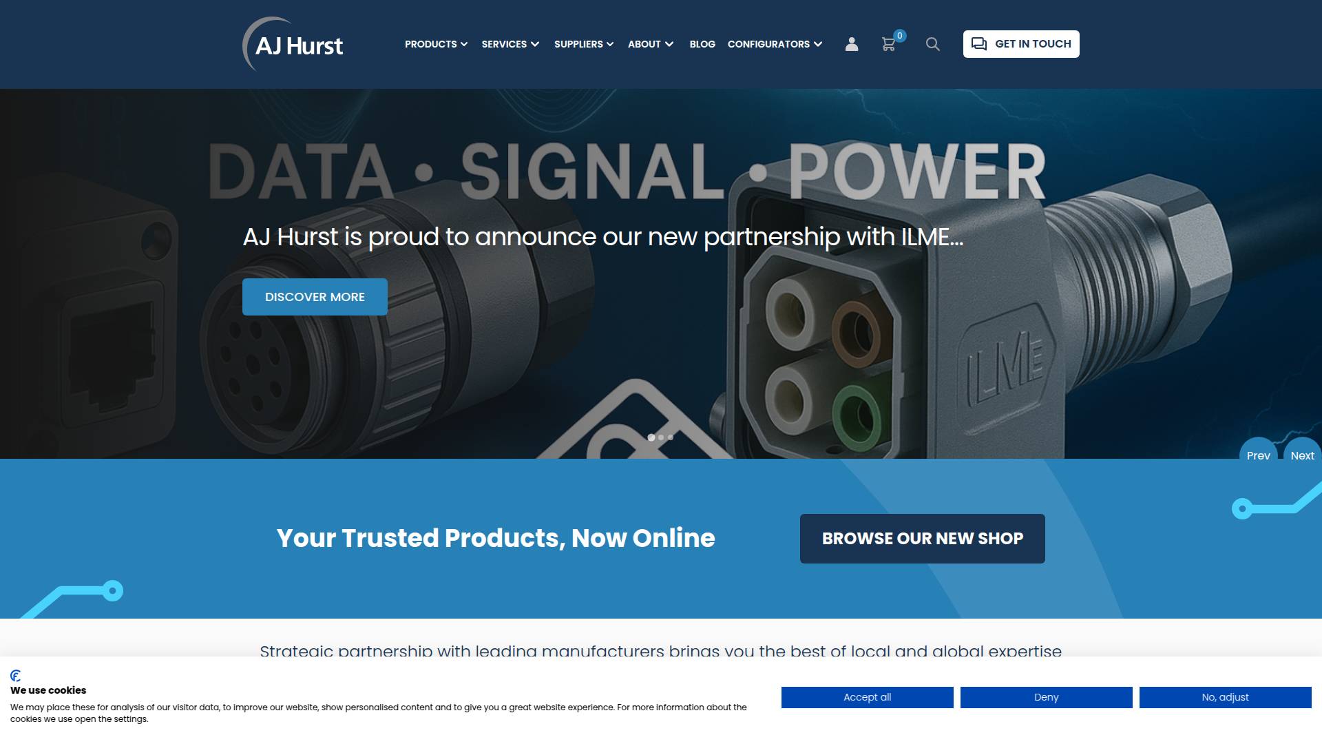 AJ Hurst Ltd - Belfast Website