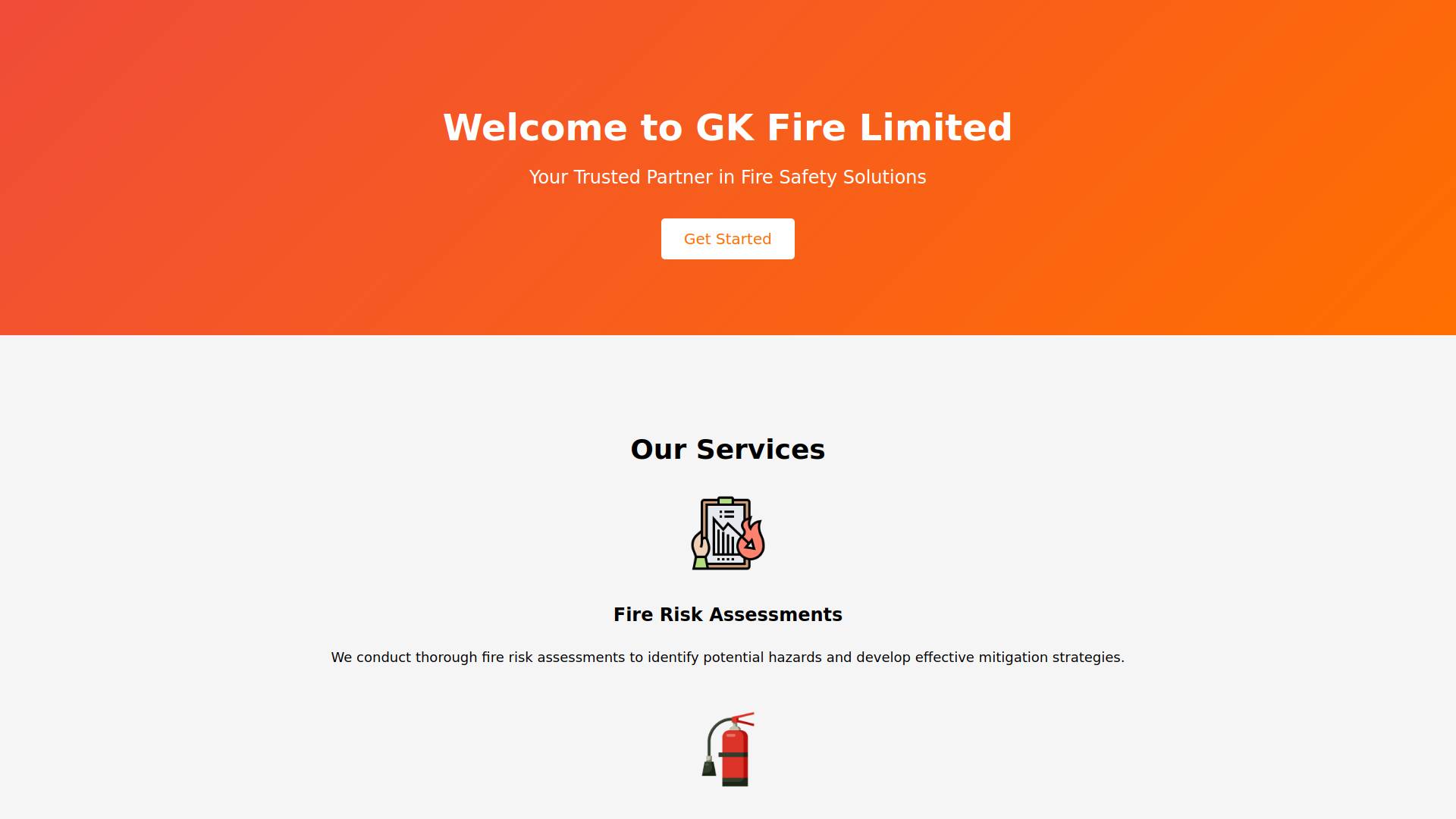 ak fire Ltd Website