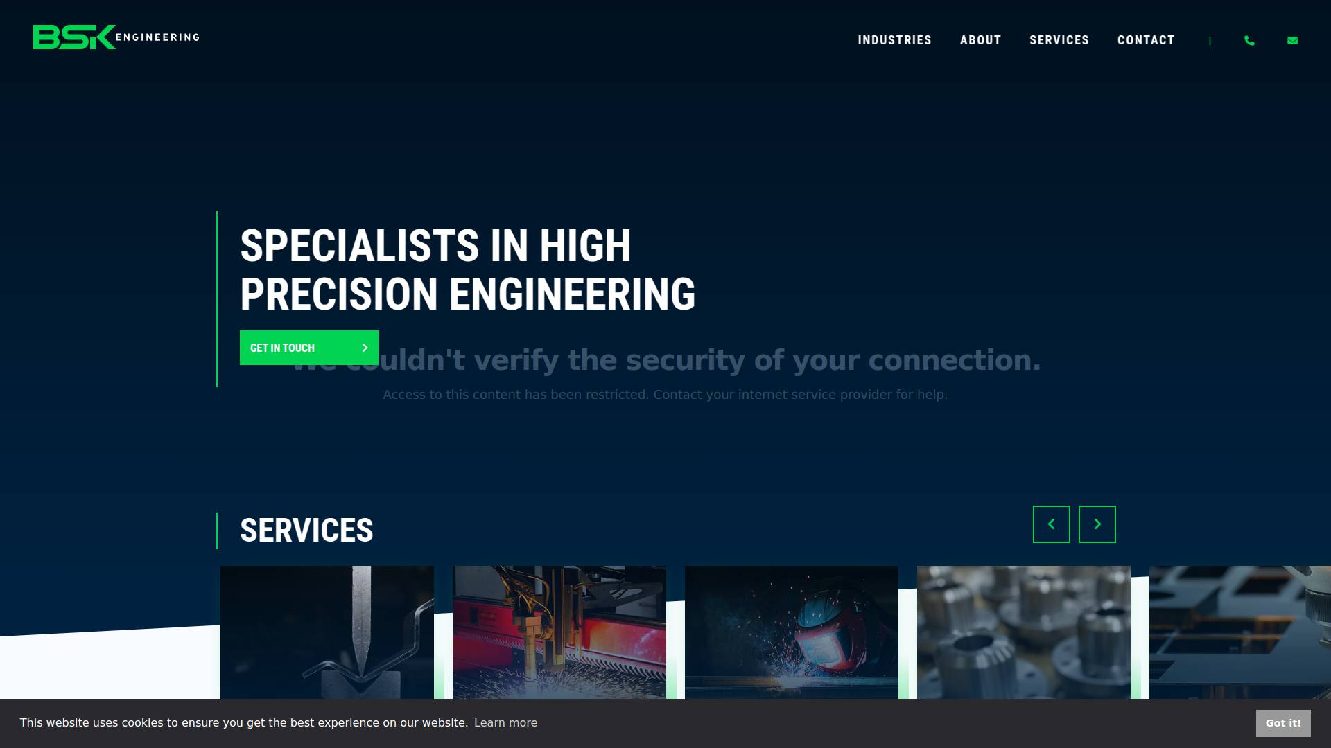 B S K Engineering Website