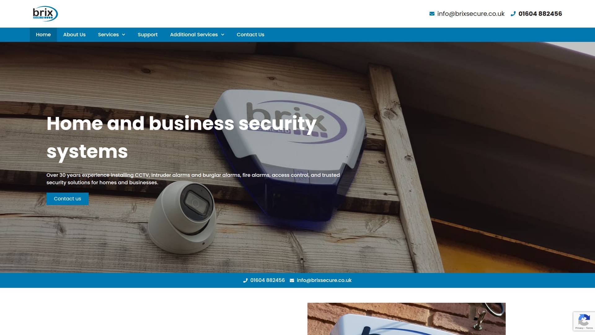 Brix Secure Ltd Website