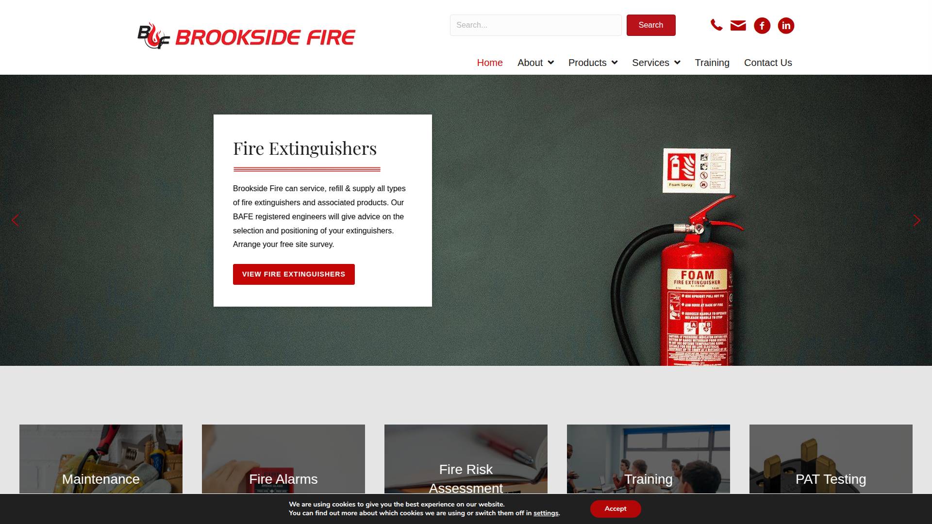 Brookside Fire Service Website