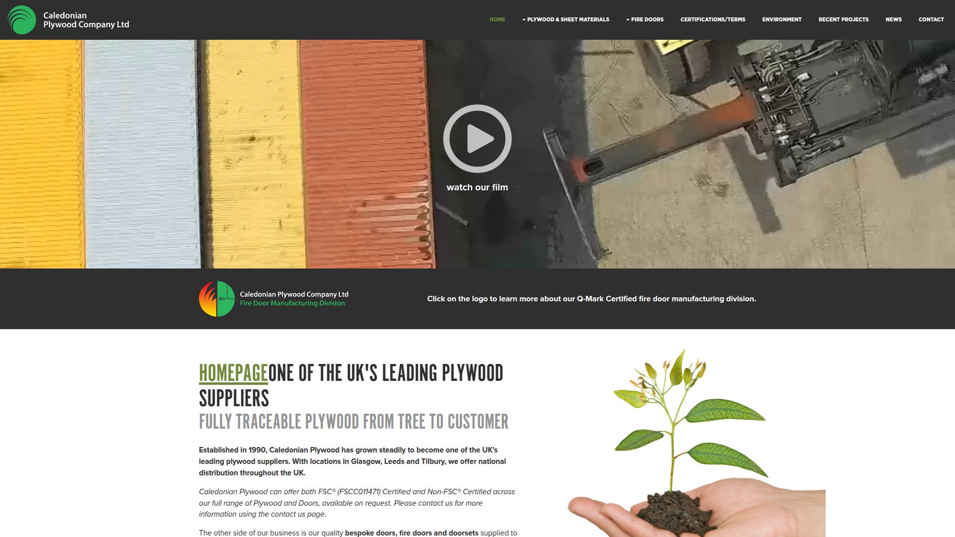 Caledonian Plywood Company Ltd Website