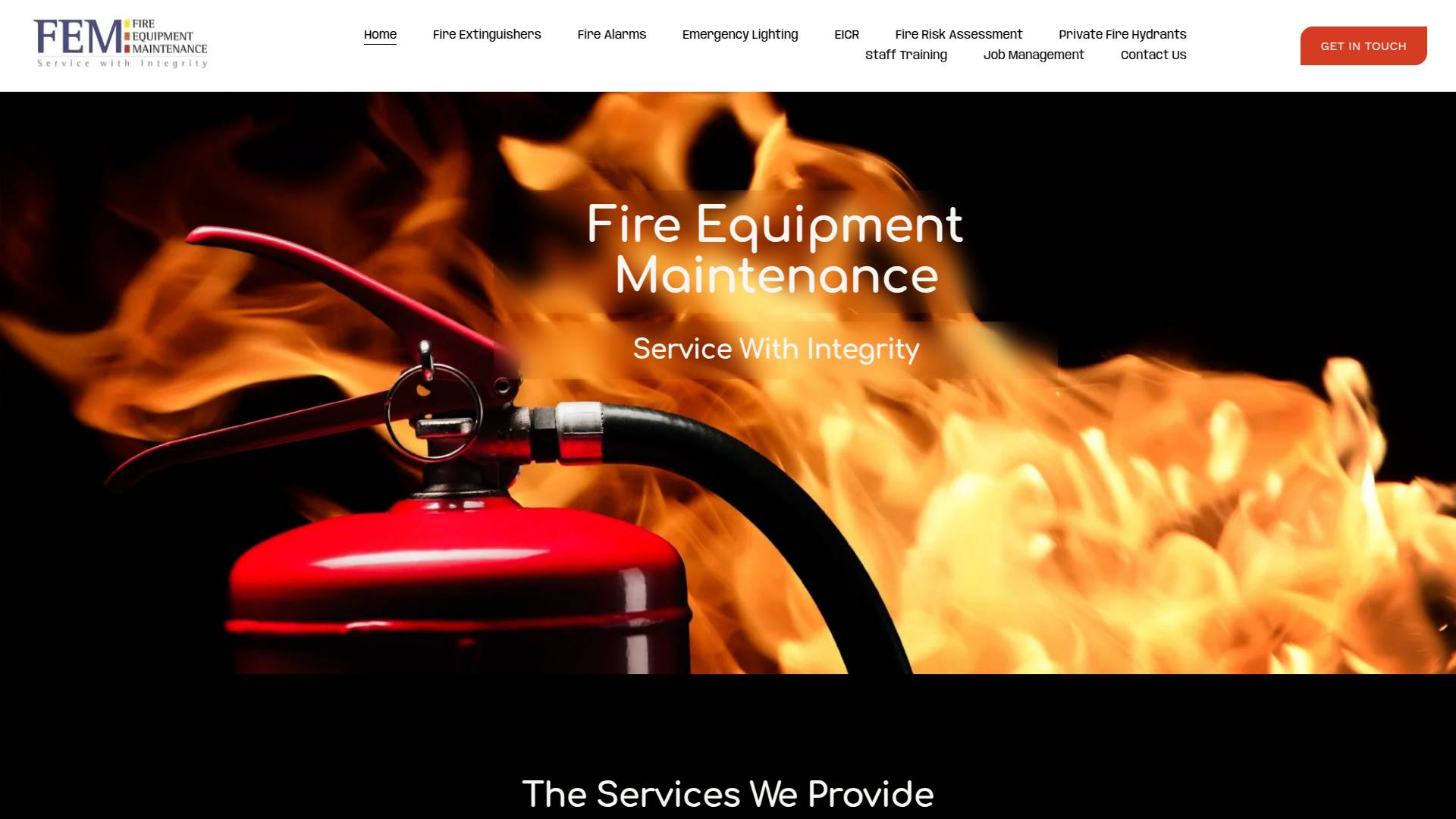 Fire Equipment Maintenance Ltd Website