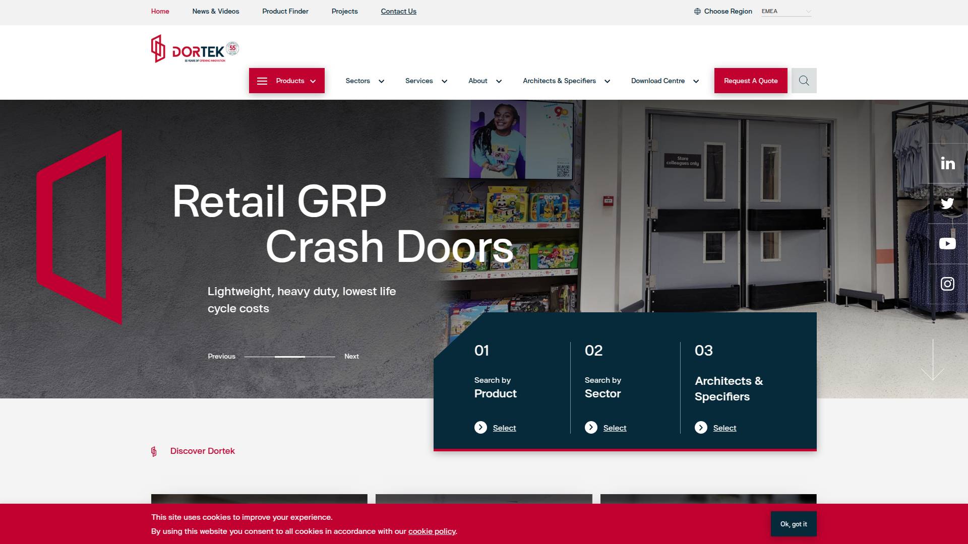 Dortek Ltd Website