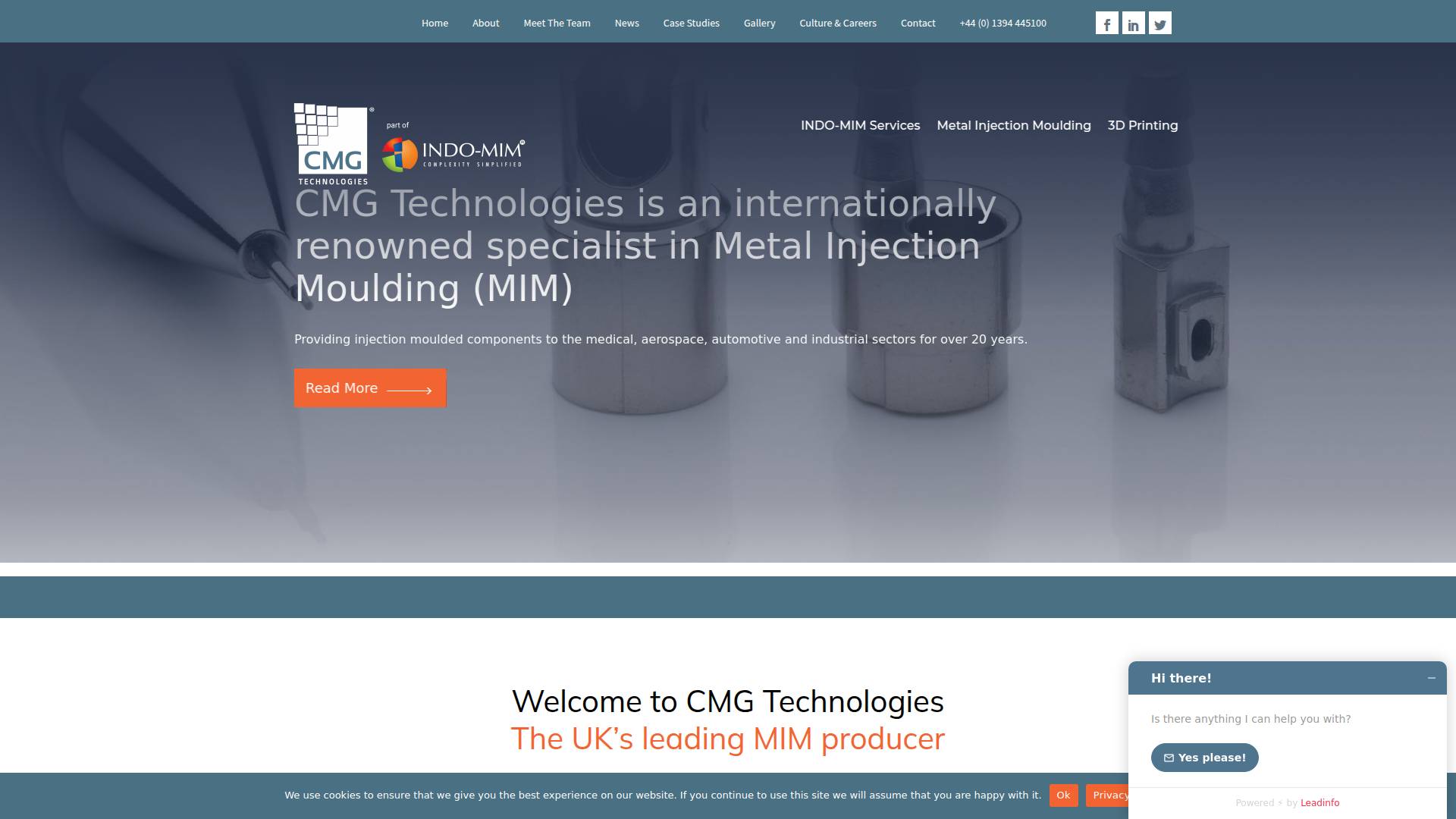 C M G Technologies Website