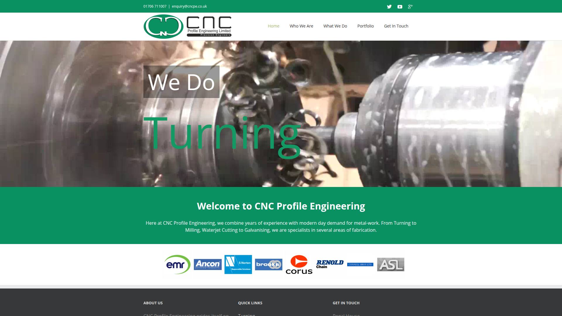 C N C Profile Engineering Ltd Website