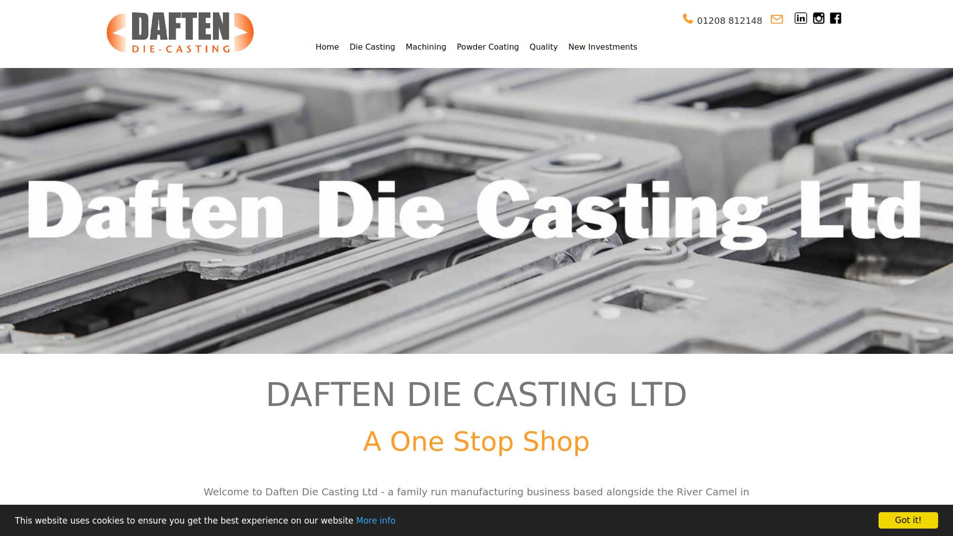 Daften Ltd  Website