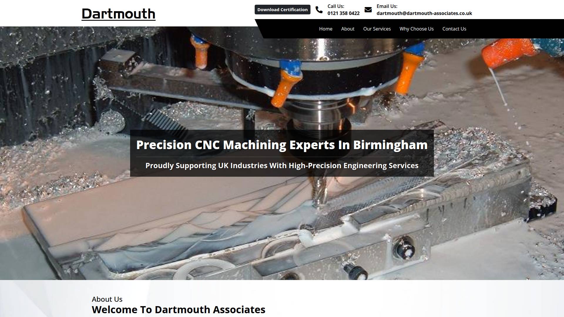 Dartmouth Associates Ltd Website