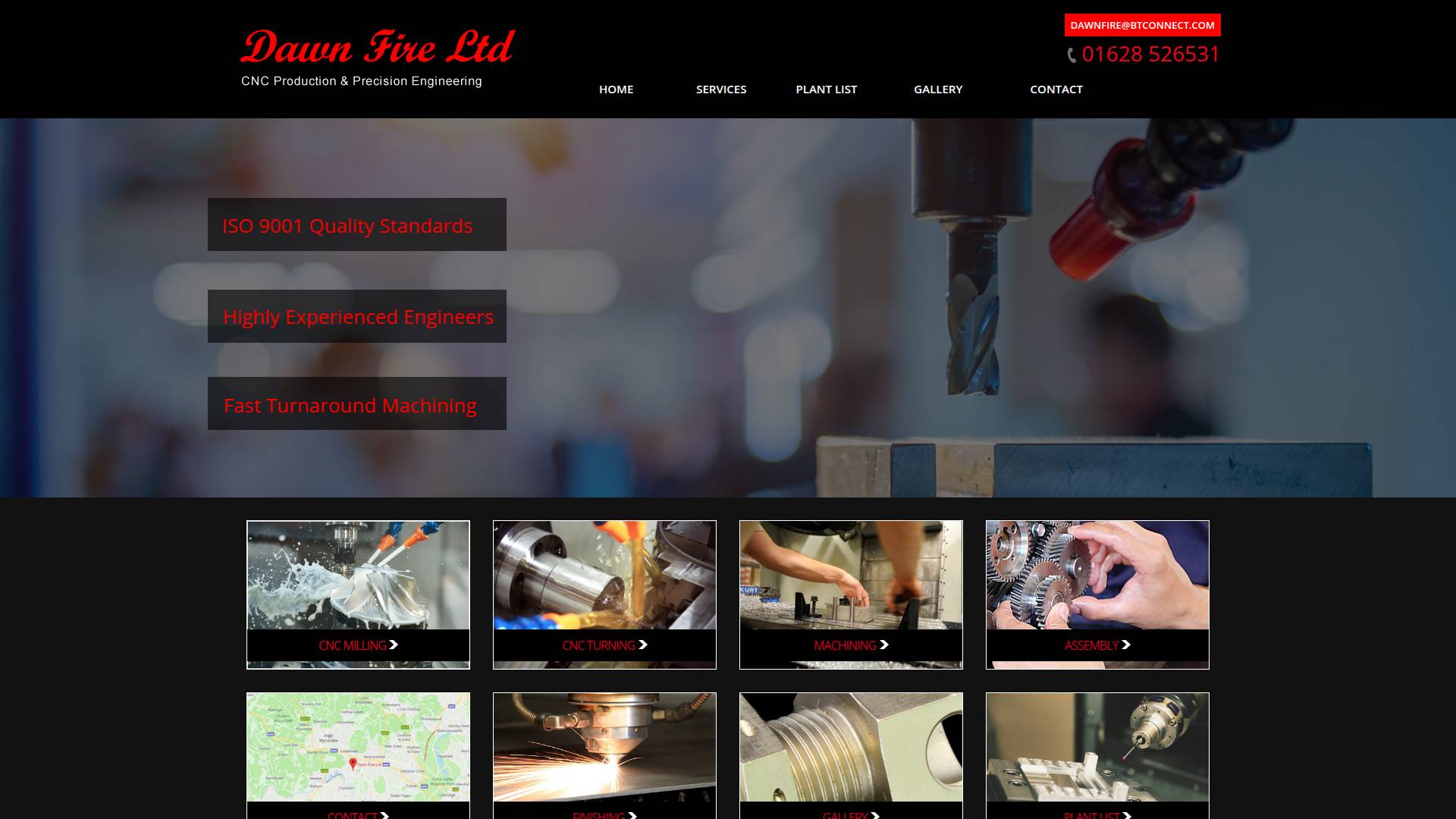 Dawn Fire Ltd Website
