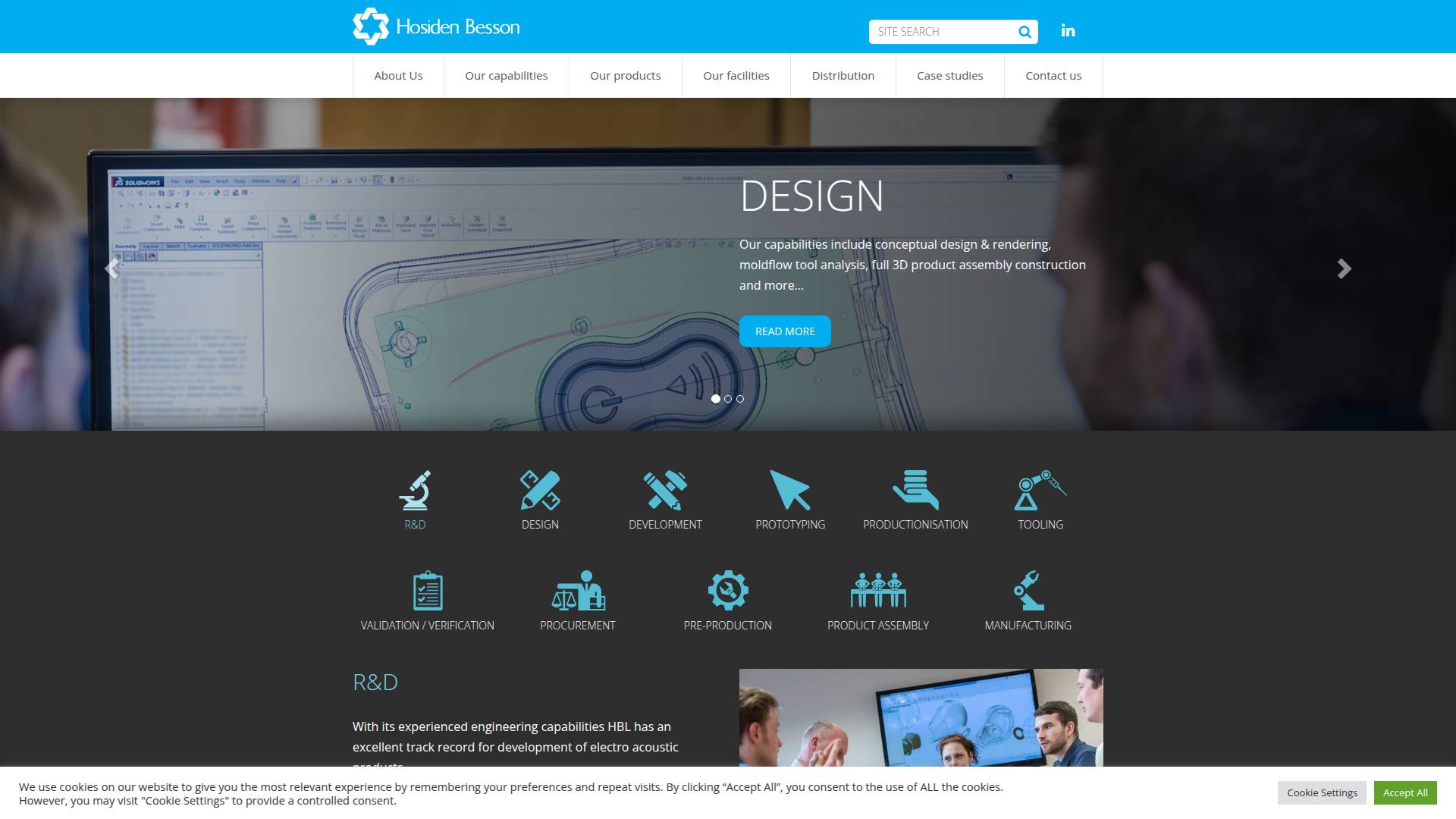 Hosiden Besson Website