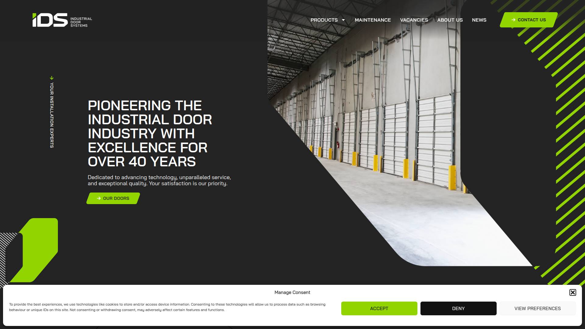 Industrial Door Systems Ltd Website