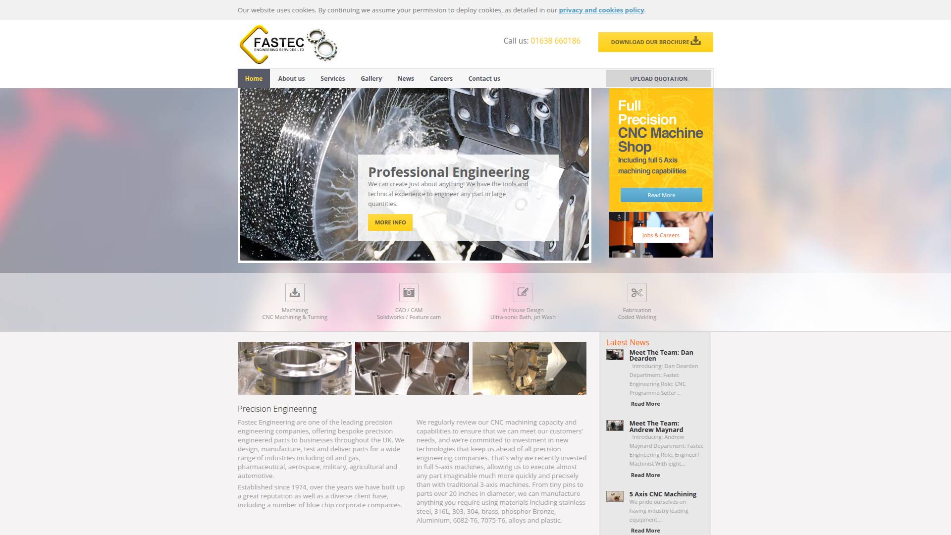 Fastec Engineering Services Ltd Website
