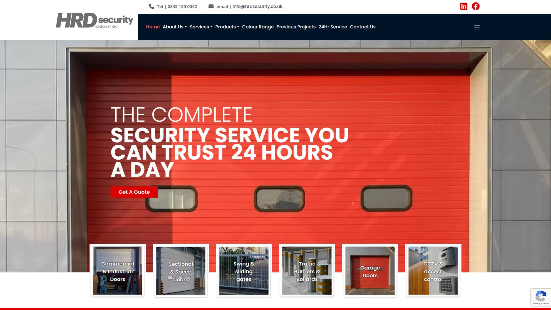 HRD Security Solutions Ltd Website