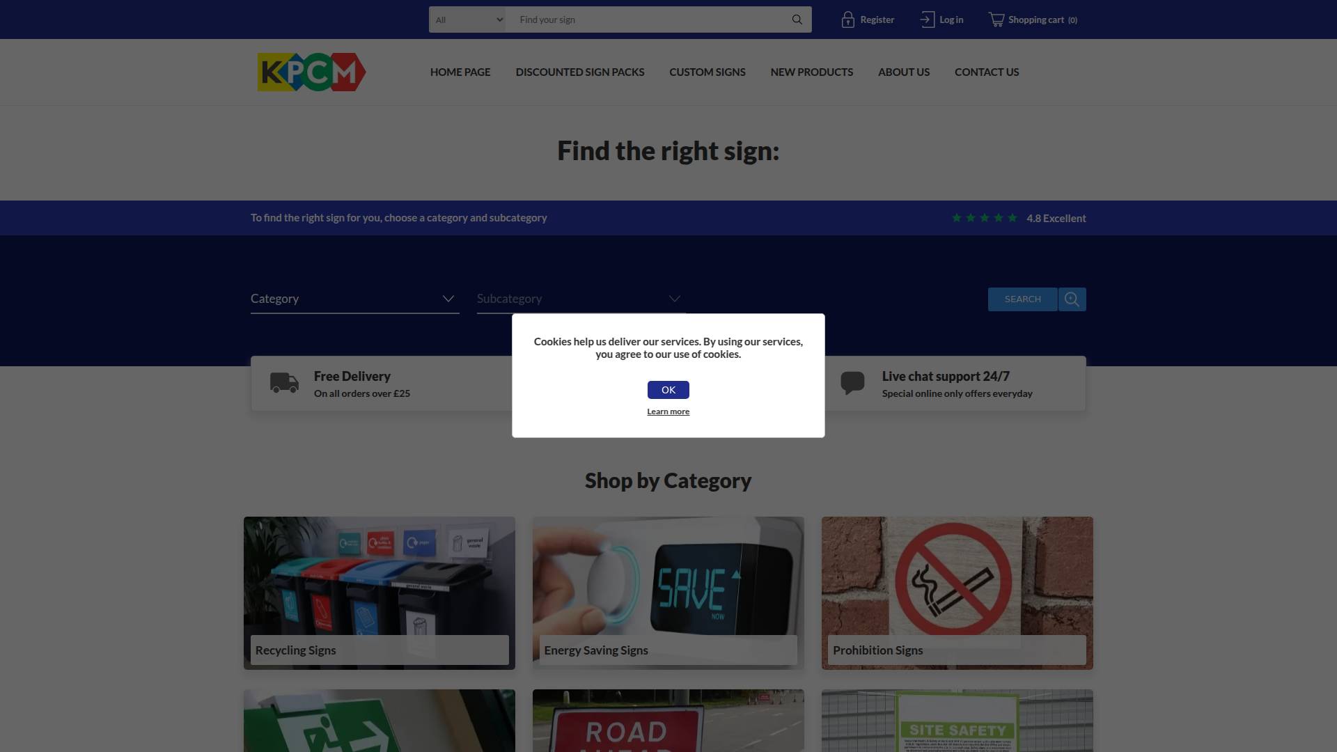 KPCM Display Ltd Website