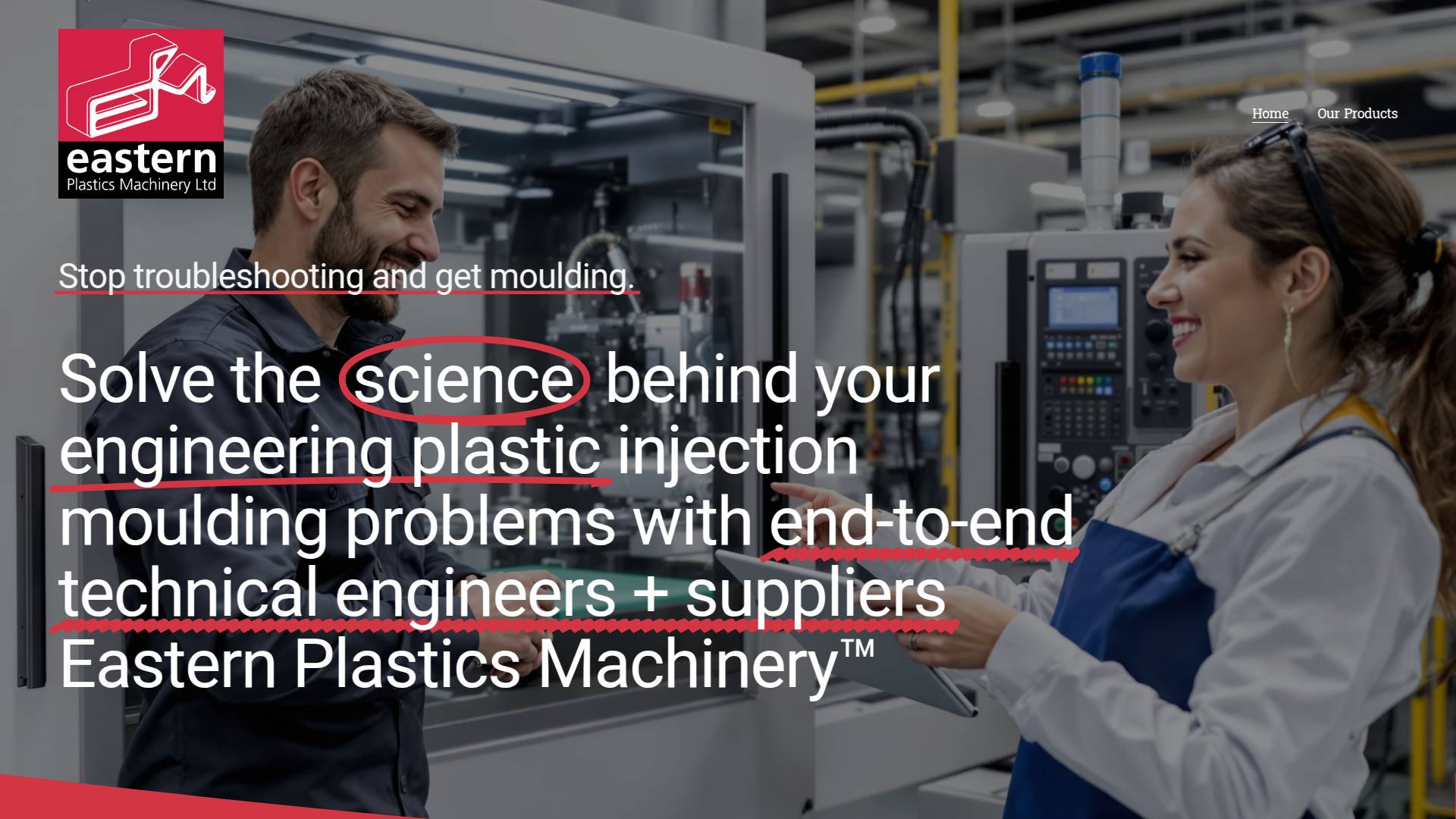 Eastern Plastics Machinery Ltd Website