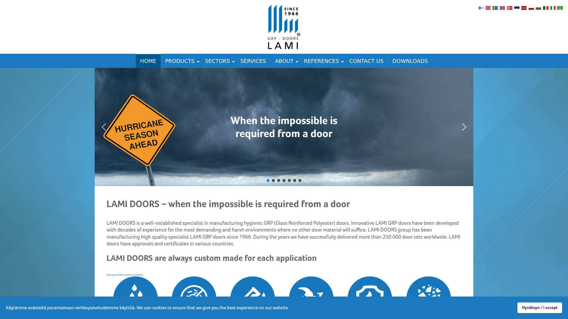 Lami Doors UK Ltd Website