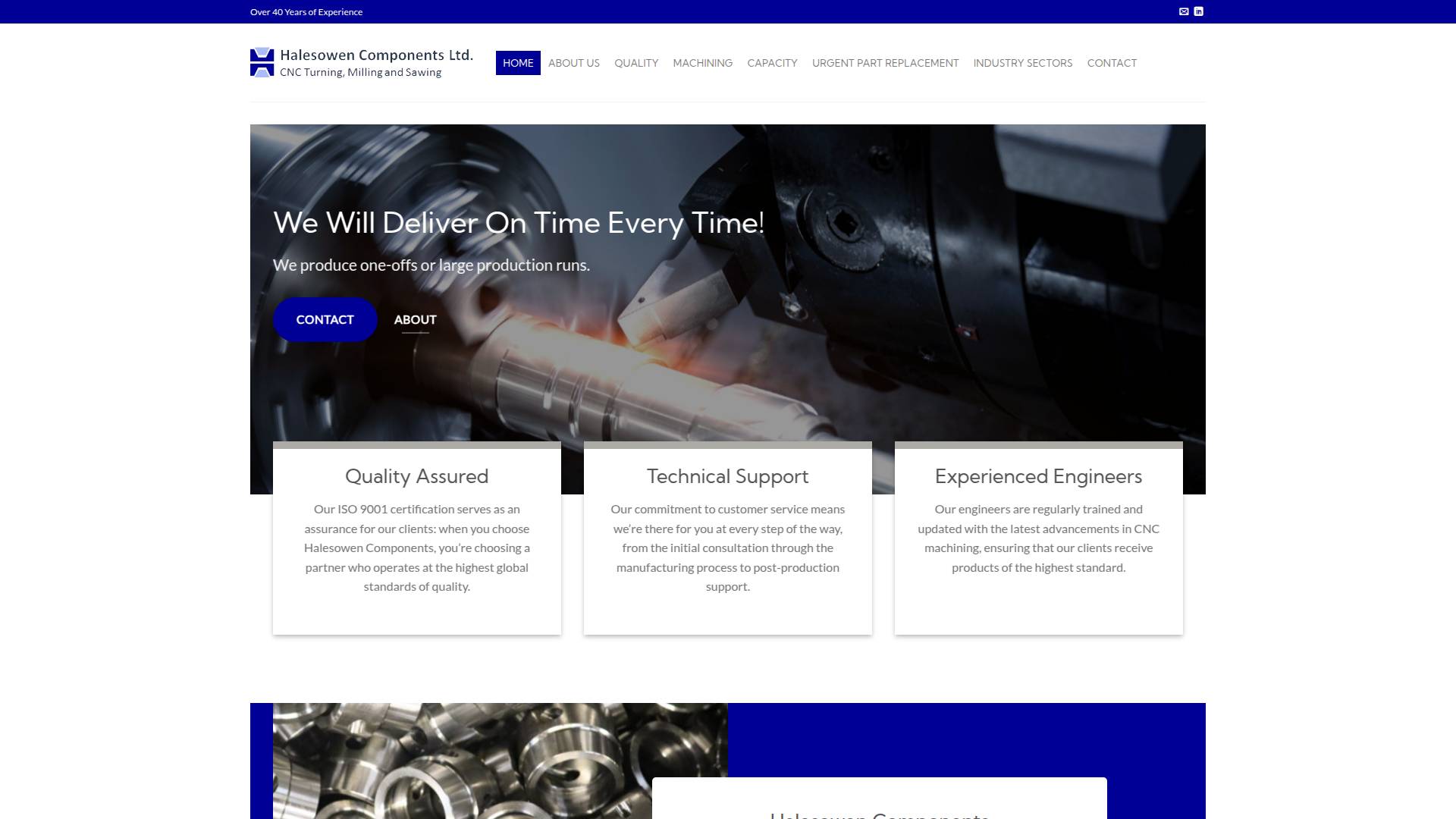 Halesowen Components Ltd Website