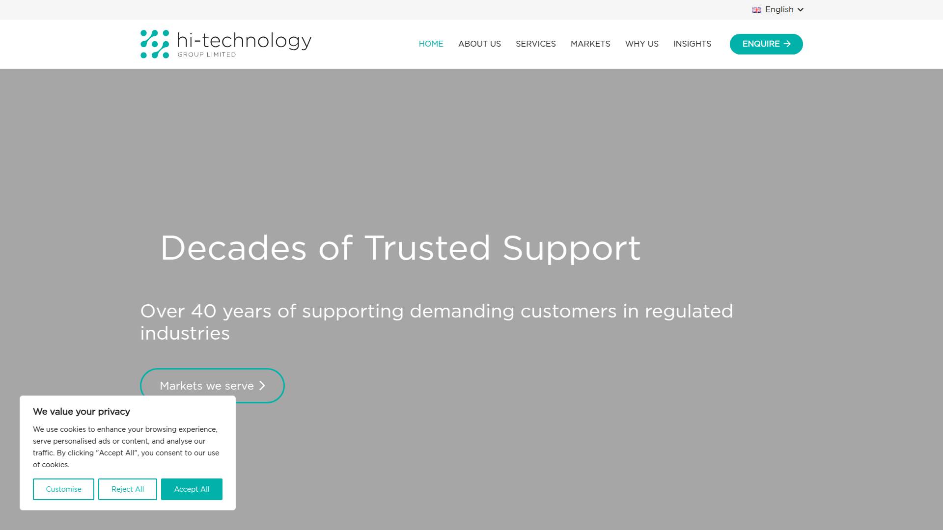 Hi-Tech Mouldings Ltd Website