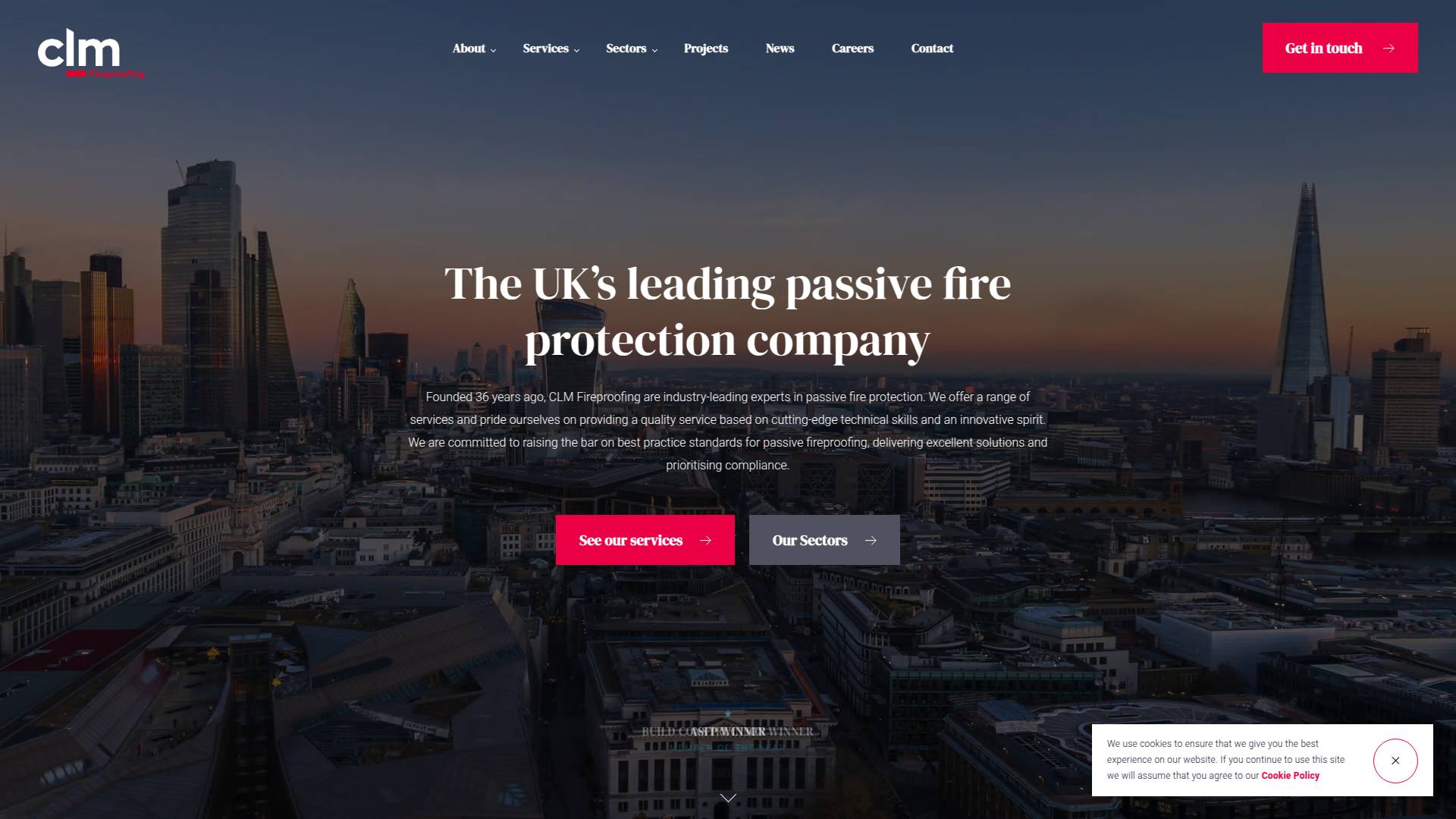 CLM Fireproofing Website
