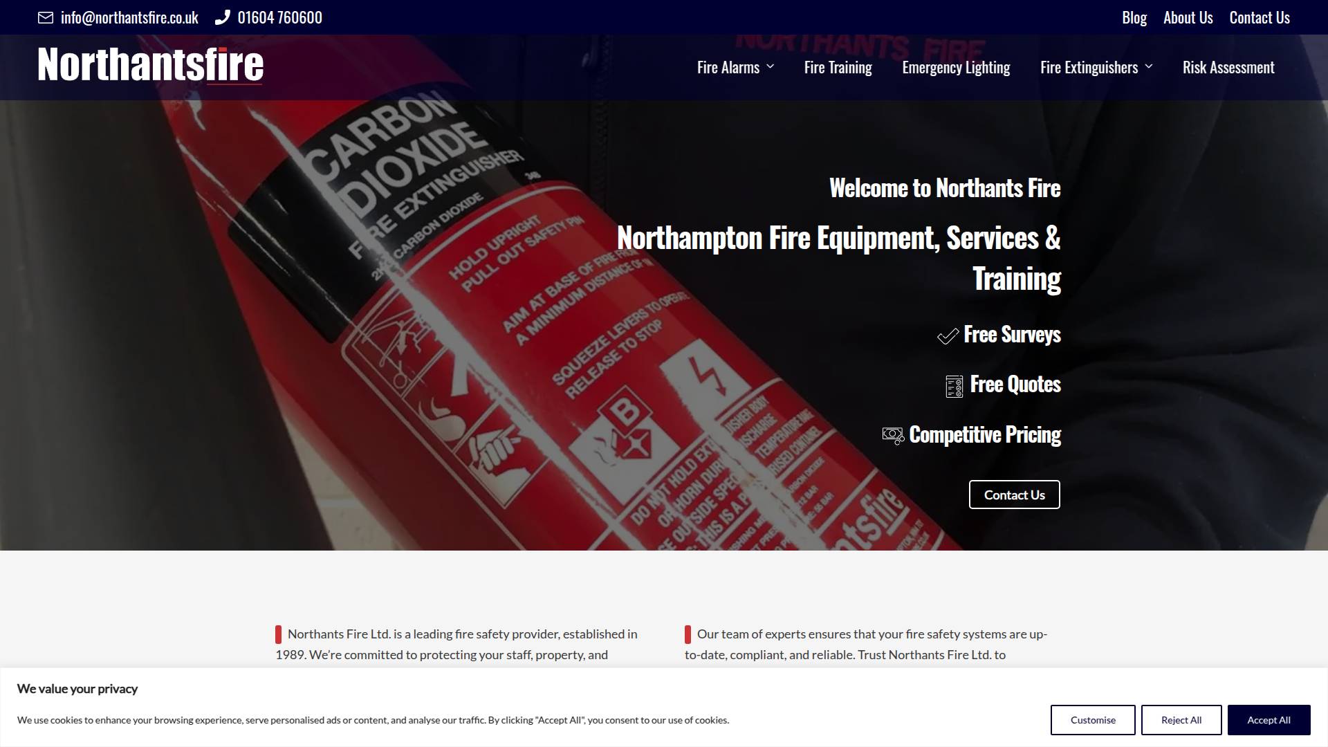 Northants Fire Website