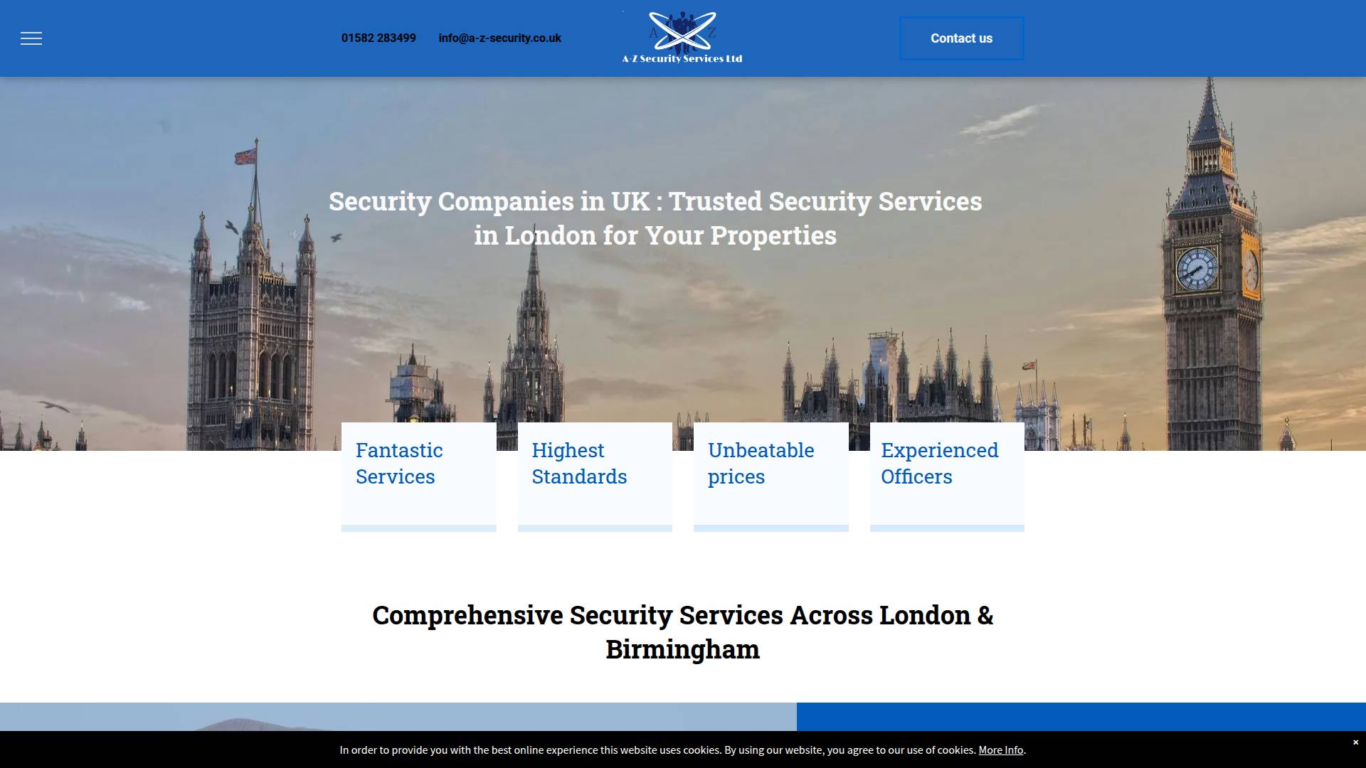 A - Z Security Website