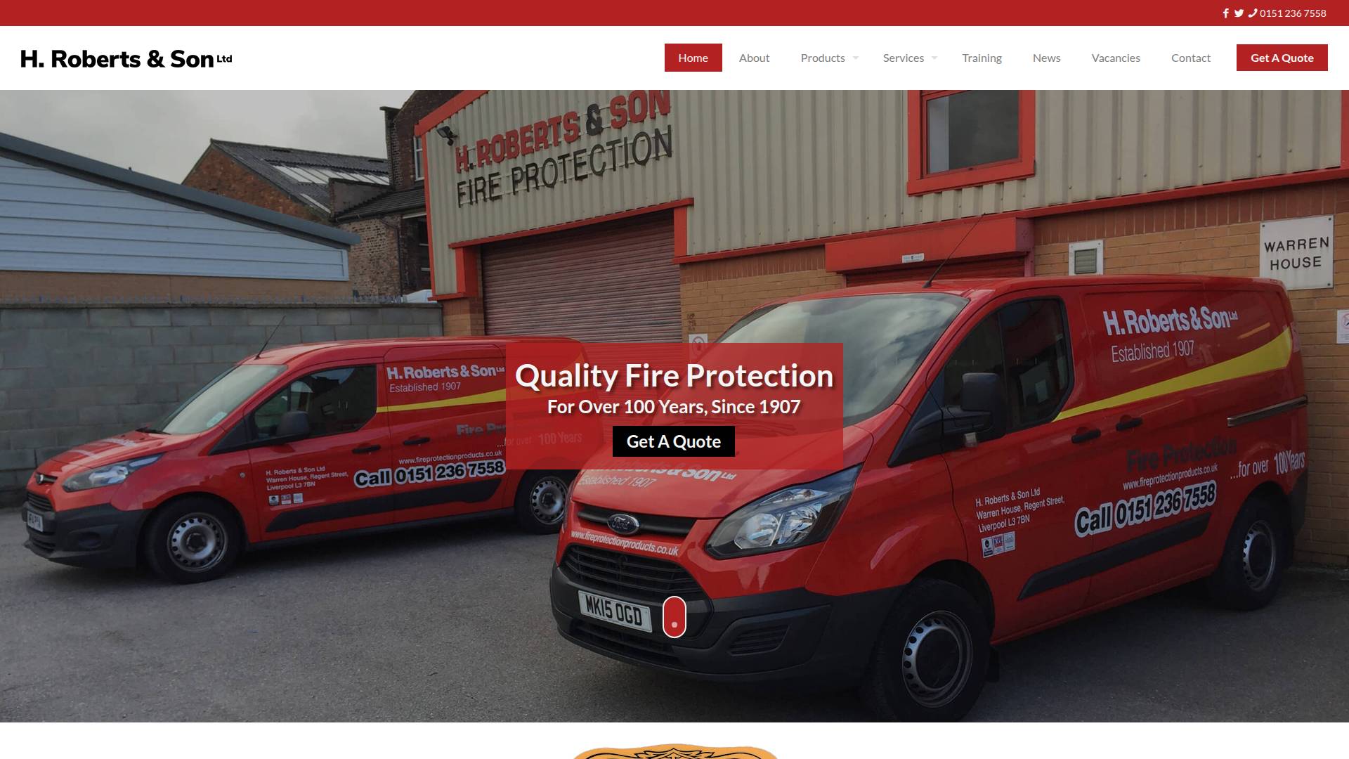 H Roberts and Son Limited Website