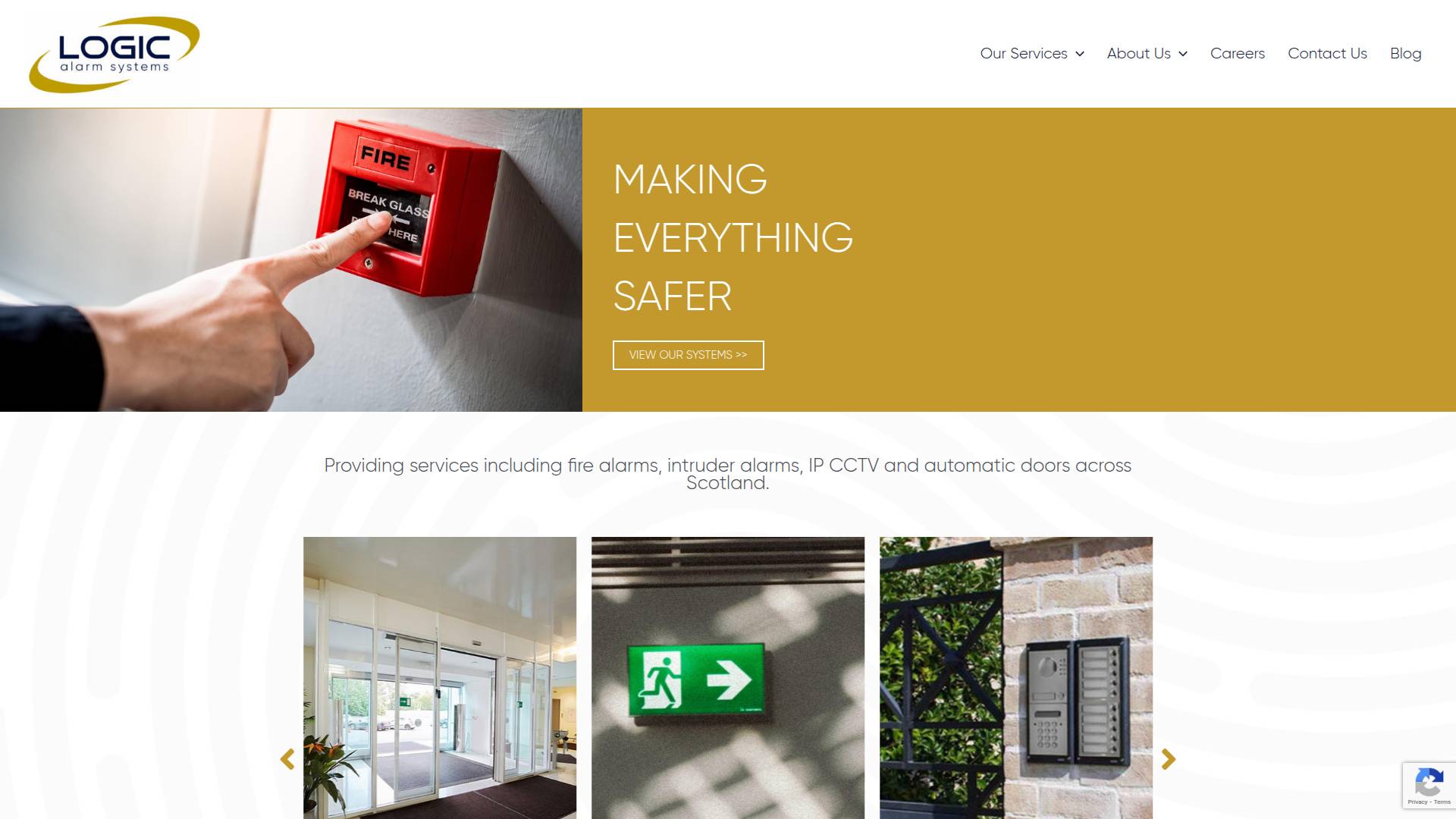 Logic Alarms Ltd Website