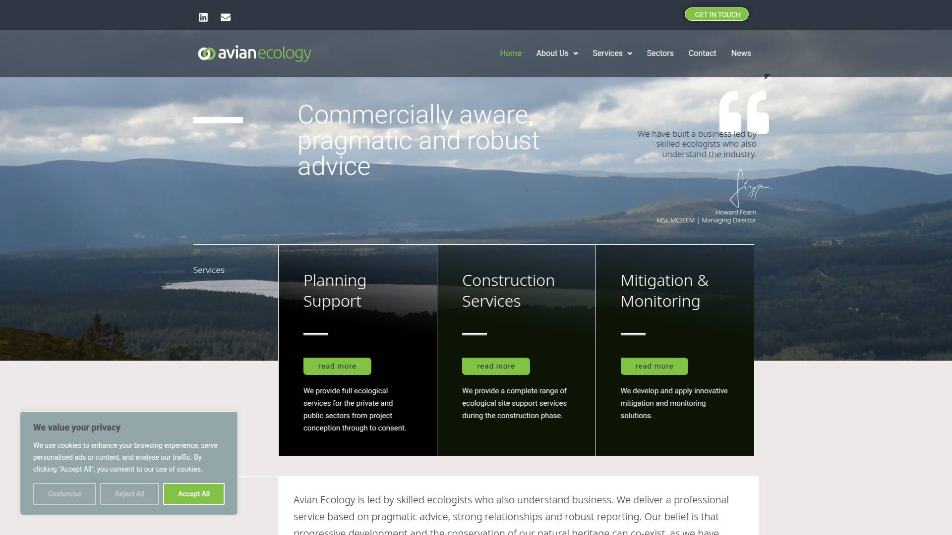 Avian Ecology Website