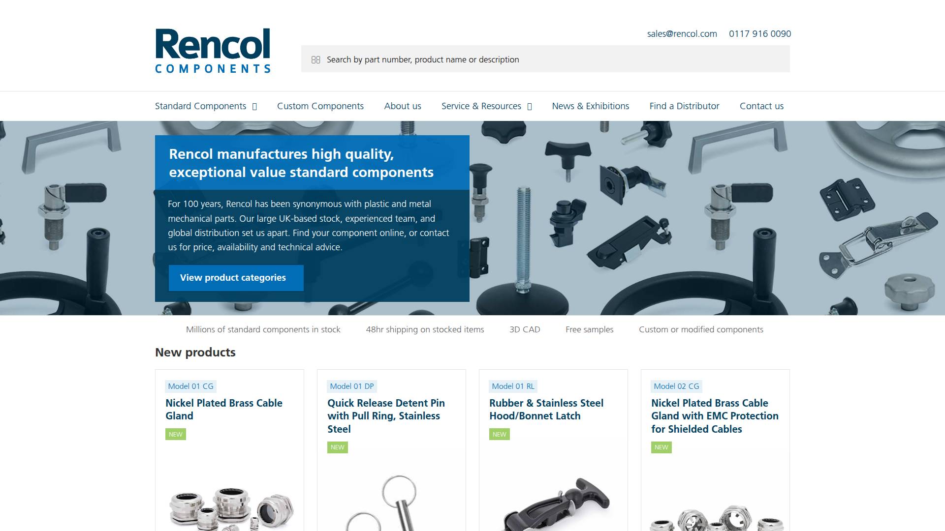 Rencol Components Ltd Website