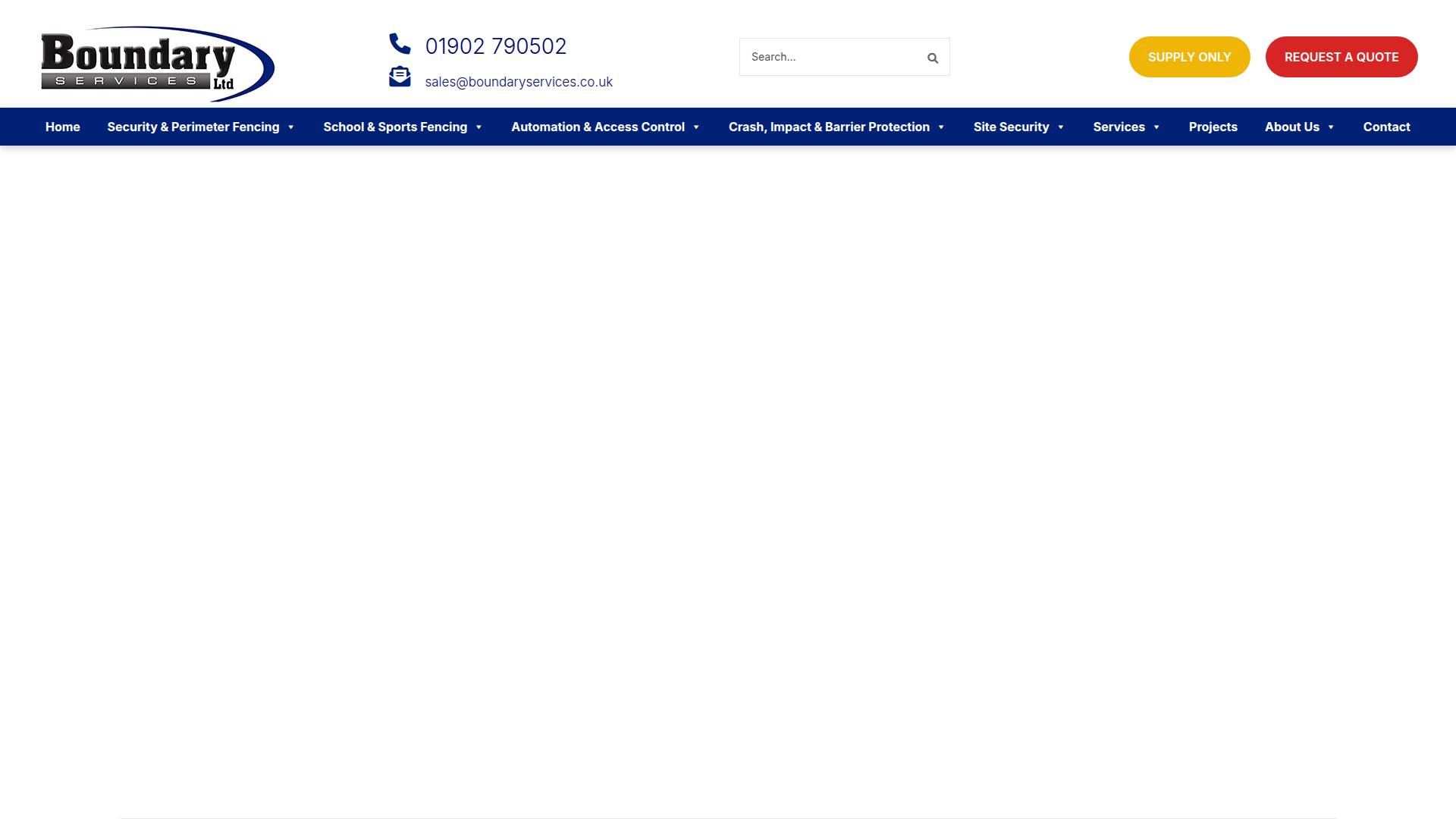 Boundary Services Ltd Website