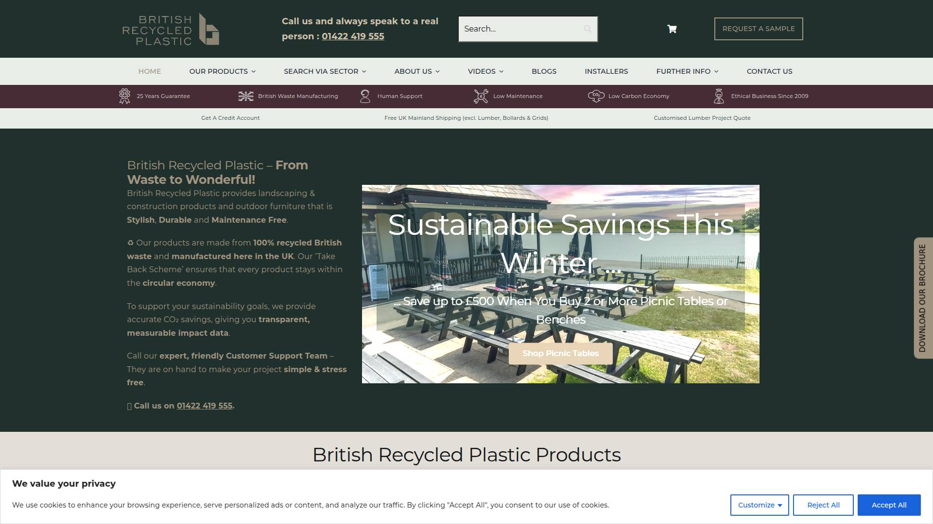 British Recycled Products Website
