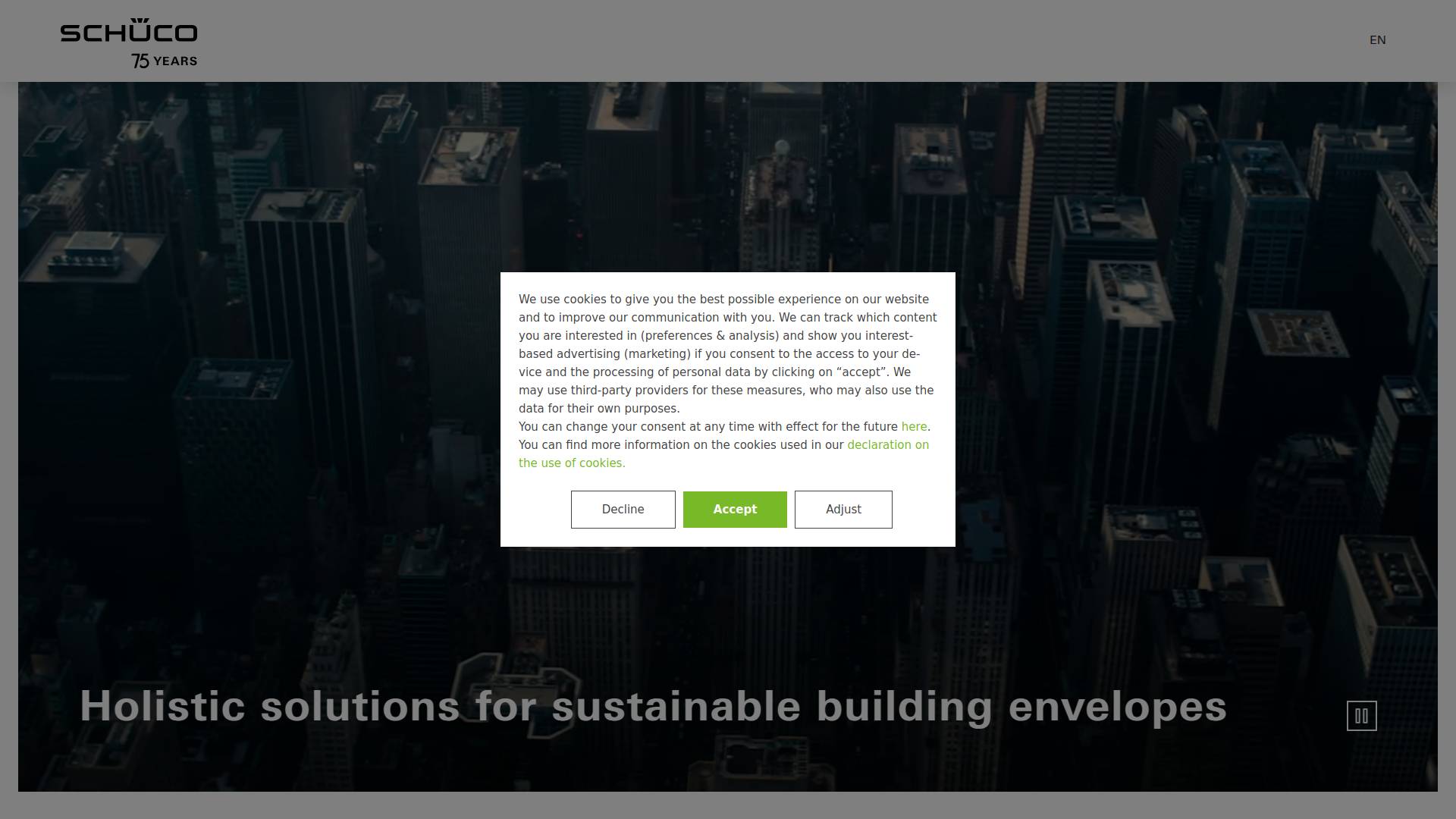 Schueco UK Ltd Website