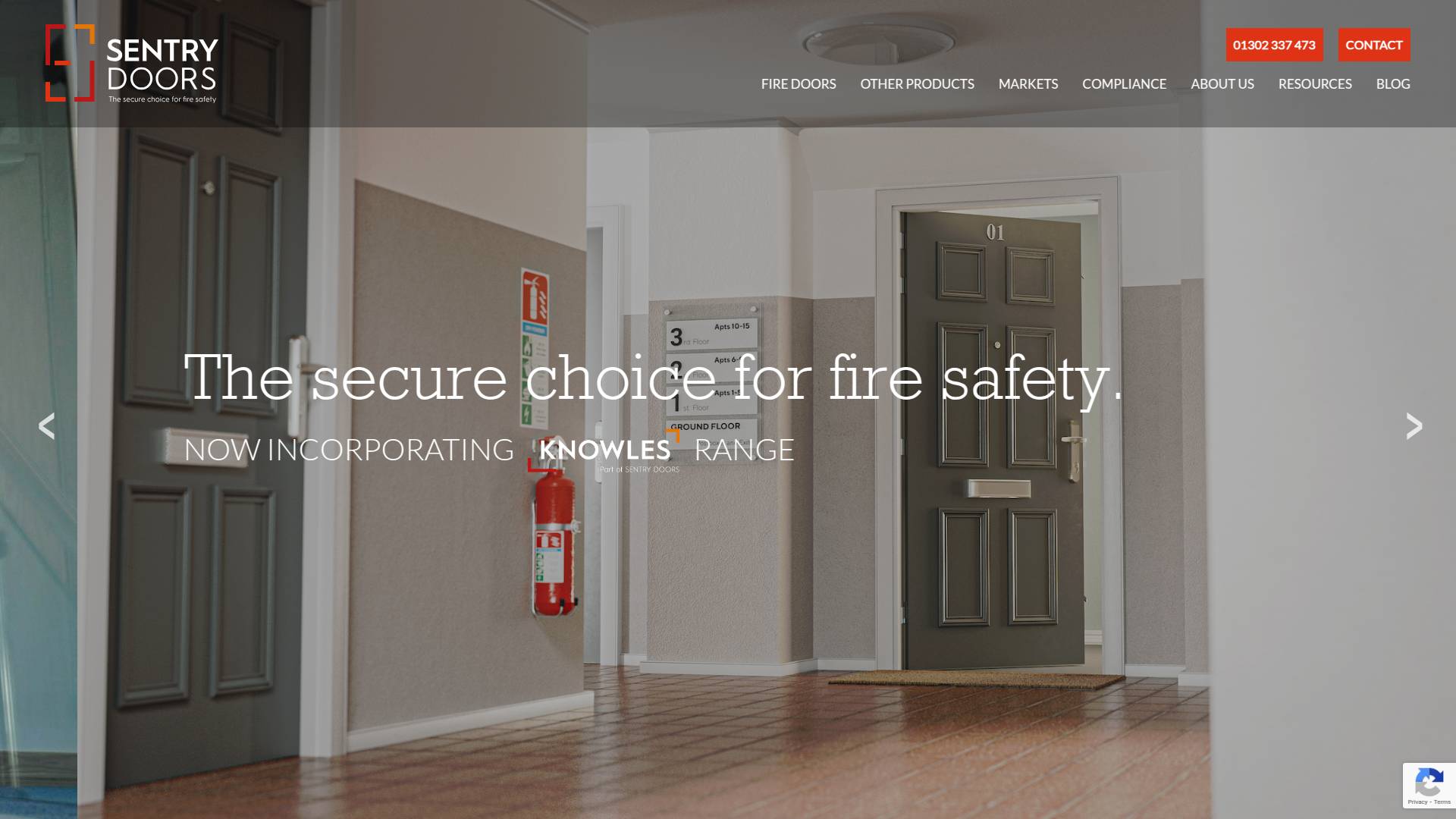 Sentry Doors Website