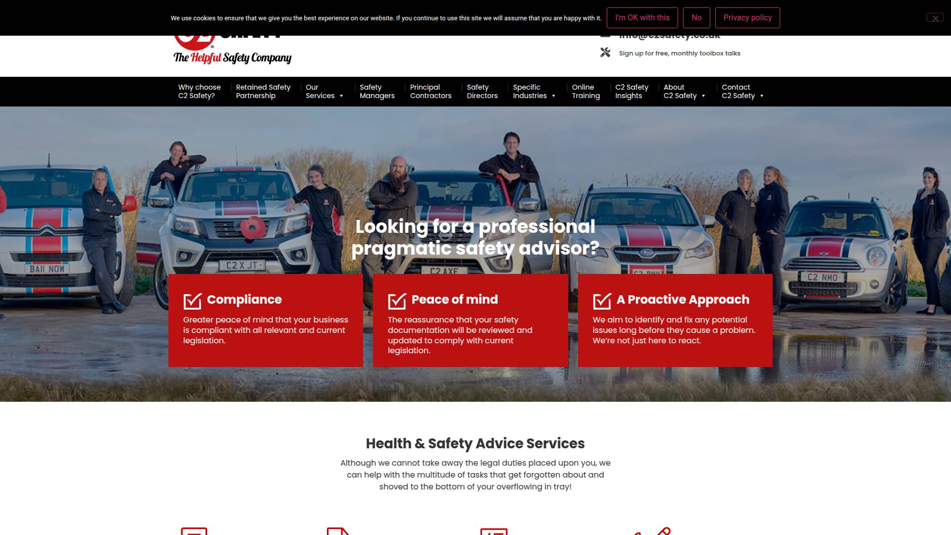 C2 Safety Ltd Website